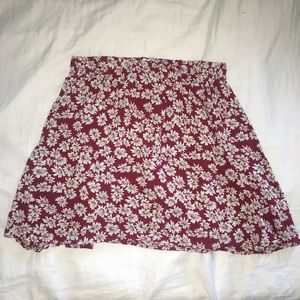 Red Flower John Galt Brandy Melville Skirt